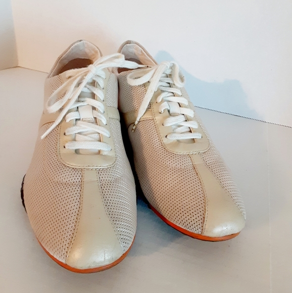 Cole Haan Air Bria Oxford Sneaker - Cream/Gold - Picture 7 of 16